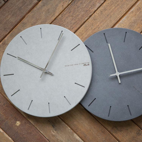 wozoom 12 inch Silent Wall Clock Minimalist Quartz Clock For Office Living Room