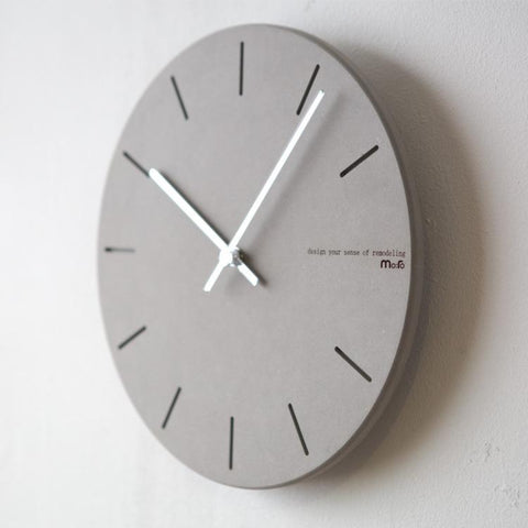 wozoom 12 inch Silent Wall Clock Minimalist Quartz Clock For Office Living Room