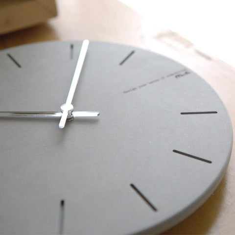 wozoom 12 inch Silent Wall Clock Minimalist Quartz Clock For Office Living Room