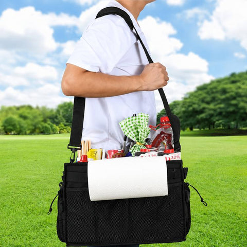 Waterproof Abrasion-Resistant Grill Storage Bag Thickened Oxford Fabric Outdoor Camping Picnic Tool Box