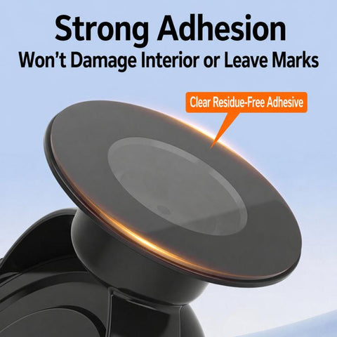 Dual-Axis Rotatable Magnetic Car Phone Mount Foldable Auto Navigation Bracket, Dual-Axis Rotatable Magnetic Mount