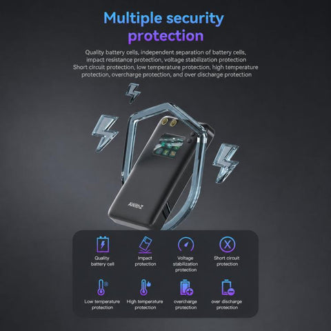 AWithZ U3 Portable Spot Welder with 2.0inch Color Screen Handheld Battery Welder, 5000mAh, 7500mAh