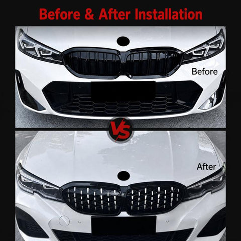 For BMW 3 Series G20 / G21 / G28 2019-2022 Car Front Grille Modification Parts