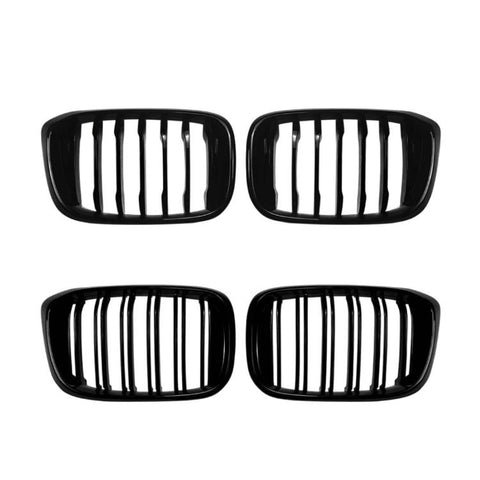 For BMW X3 G01 / X4 G02 2018-2021 Front Grille Air Intake Modification Parts, Single Line, Dual Line