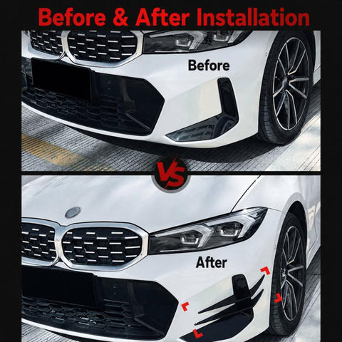 For BMW 3 Series G20 / G21 LCI M Sport 2023+ Front Air Knife Vent Decal Modification Parts