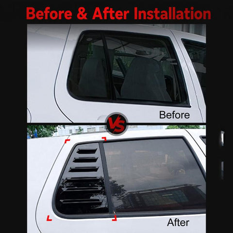For Volkwagen Golf MK4 1997-2006 Car Triangle Louver Window Decals