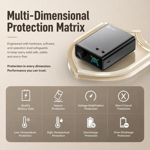 Awgem SK1 Portable Spot Welder 1620A High Current Double Pulse Battery Welder With Pedal, 5000mAh, 10000mAh