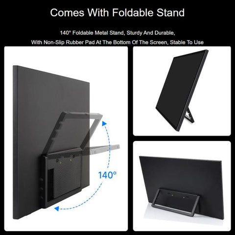 WAVESHARE 21.5inch IPS Touch Monitor With Foldable Stand, 1920 × 1080 Resolution, 144Hz Refresh Rate, 10-Point Capacitive Touch, EU Plug, UK Plug, US Plug