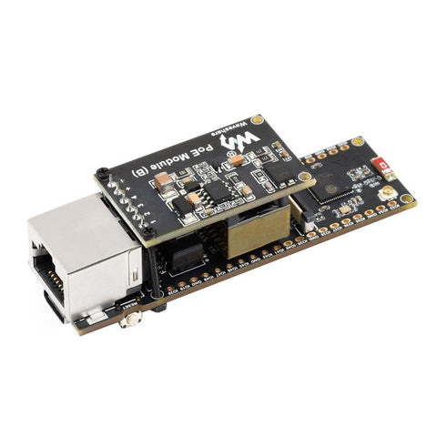 WAVESHARE ESP32-S3 ETH Development Board, 10/100Mbps RJ45 Ethernet Port, Wi-Fi & Bluetooth Support, 240MHz Dual Core Processor, Single Board No Soldered Pin Header, Mainboard+OV5640 Camera No Soldered Pin Header                                         ...