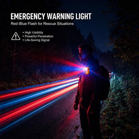 E-SMARTER H30 Repair Hiking Camping Charging Work Light Outdoor Clip-On Ultra-Bright Long-Range Emergency Patrol Light
