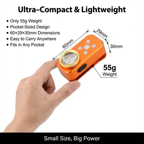 E-SMARTER H30 Repair Hiking Camping Charging Work Light Outdoor Clip-On Ultra-Bright Long-Range Emergency Patrol Light