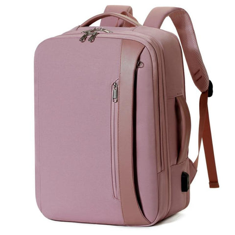 REMOID Large Travel Backpack Waterproof Flight Approved Weekender Bag With USB Port