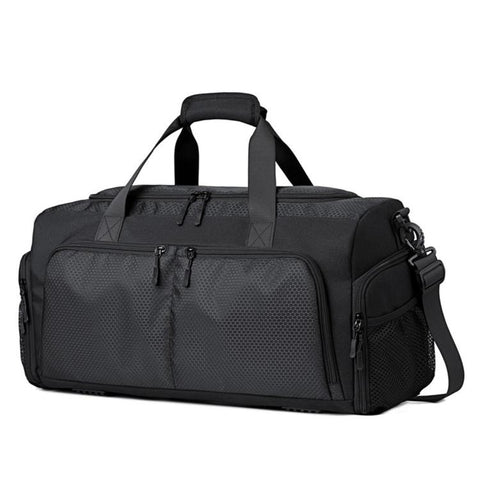 REMOID T33 Sports Gym Bag With Shoe Compartment Travel Duffel Weekender Waterproof Overnight Luggage, T33