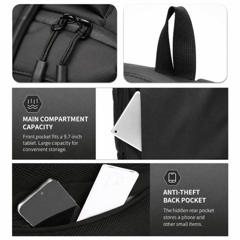 REMOID 15.6 inch Laptop Backpack Business Travel Commuter Pack Waterproof College School Bookbag