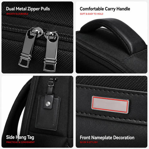 REMOID B3005 Business 15.6 inch Laptop Backpack Water Resistant Travel Commute School Daypack
