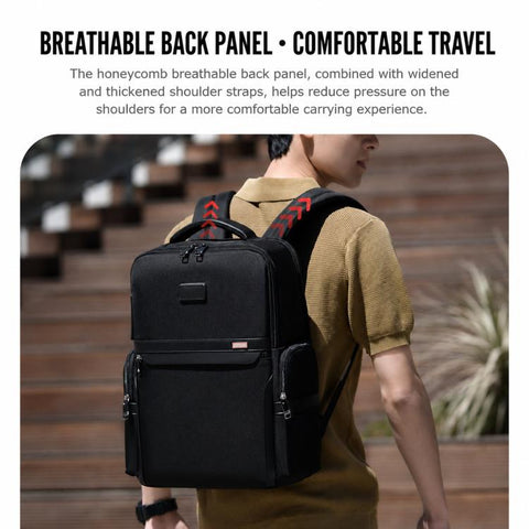 REMOID B3005 Business 15.6 inch Laptop Backpack Water Resistant Travel Commute School Daypack
