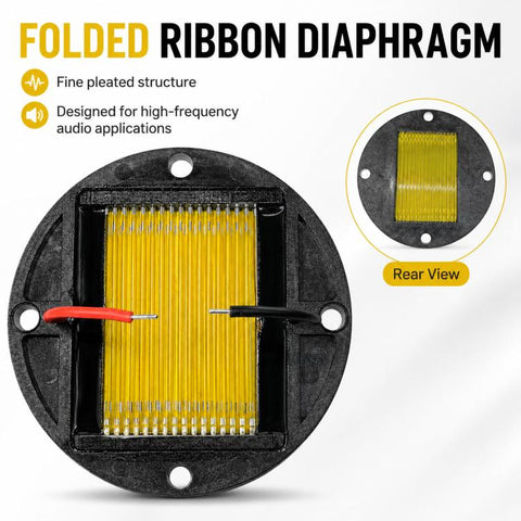 65mm Pneumatic Tweeter Diaphragm Ribbon Ultra Vibration Audio Speaker, 4 ohms, 8 ohms