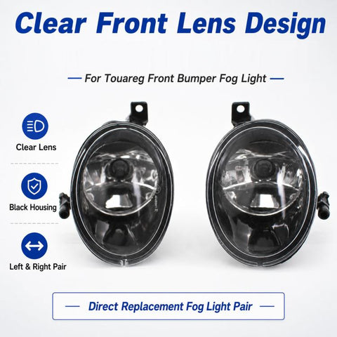 For Volkswagen Front Bumper Fog Lights, Right 5K0941700, Left 5K0941699