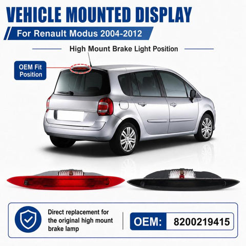 For 2004-2012 Renault Modus High-Mount Brake Warning Light 8200219415