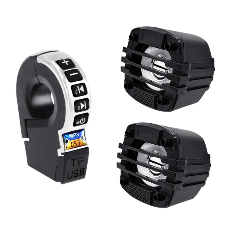 YL-053 Waterproof Hi-Fi Wristband Speaker Motorcycle Bluetooth Audio With Handlebar Control Switch, No Light, With Light
