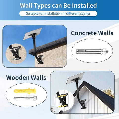 For Starlink Mini 2026 Outdoor Roof Wall RV Seismic-resistant Bend Brackets, For Starlink Mini 2026