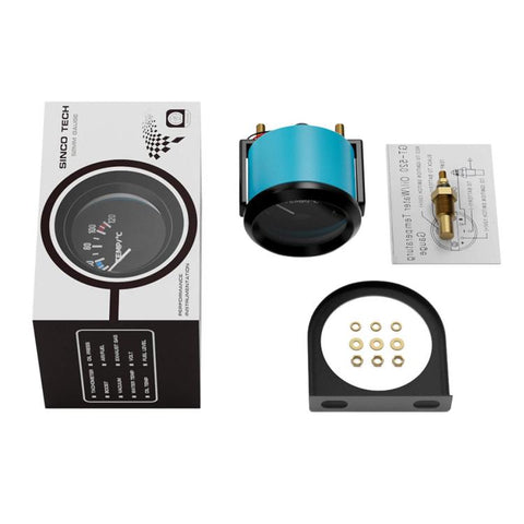 SINCO TECH IS4022 52mm Pointer Car Water Temperature Gauge 12V Universal Modified Auto Meter, SINCO TECH IS4022