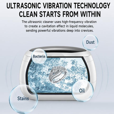 GT SONIC GT-F5 Visible Ultrasonic Cleaner With LED Time Display Dust Removal & Sterilization Washing Device, UK Plug, EU Plug, US Plug
