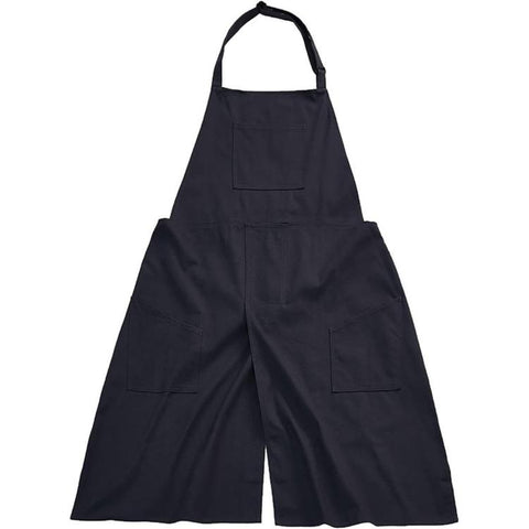 Split Leg Apron Adjustable Halter Smock with 3 Pockets for Clay Wheel Artist Florist Gardening
