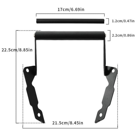For Honda XL750 Transalp Navigation Bracket GPS Phone Extension Bar, Phone Extension Bar