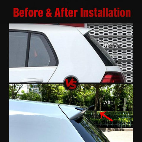 For Hatchbacks & SUVs Universal Rear Roof Spoiler Mod Parts