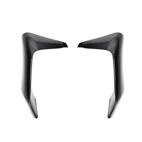 For BMW M3 F80 / F81 M4 F82 / F83 2015-2020 Car Accessories Stickers, Front Air Blade Black, Front Air Blade Carbon Fiber, Front Bumper Trim Black, Front Bumper Trim Carbon Fiber, Front Lip Black, Lip Carbon Fiber
