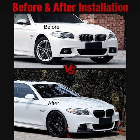 For BMW 5 Series F10/F11 M Sport 2011-2017 Front Lip & Bumper Corner Mod Parts
