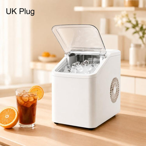 Portable Ice Maker Countertop 9 Cubes In 6-8 Mins Compact Ice Machine For RV Home, US Plug 110V, EU Plug 220V, UK Plug 220V