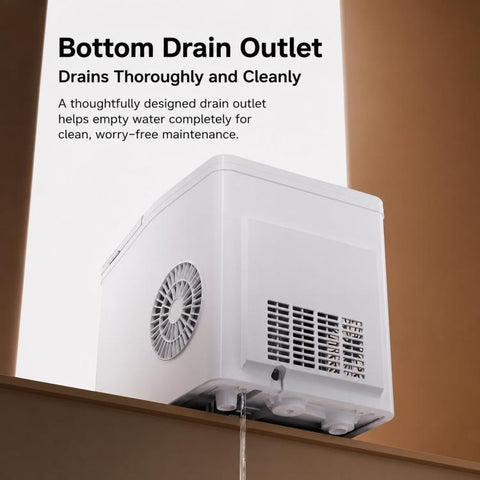Portable Ice Maker Countertop 9 Cubes In 6-8 Mins Compact Ice Machine For RV Home, US Plug 110V, EU Plug 220V, UK Plug 220V