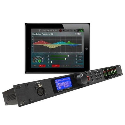PA2 Digital Audio Processor Speaker Management System 2 Input 6 Output Crossover DSP, EU Plug, US Plug, UK Plug