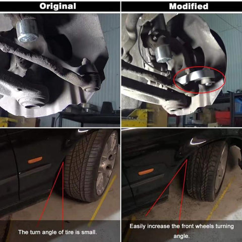 For BMW E36 Aluminum Alloy Steering Lock Retrofit Adapter