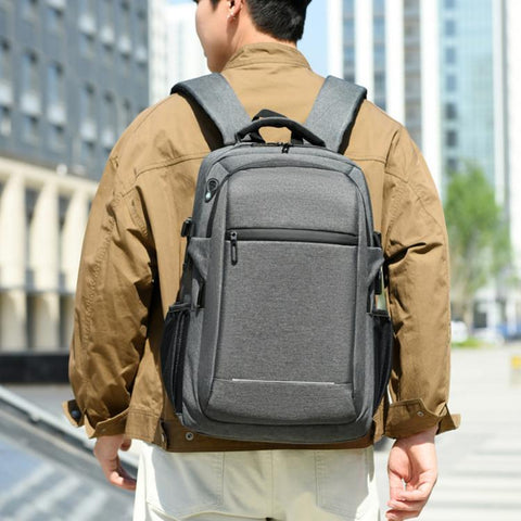 REMOID 17 inch Laptop Backpack Water-Resistant Travel Business Bag With USB Port