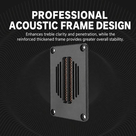 Square Aluminum Ribbon Tweeter Pneumatic High-Fidelity High Frequency Speaker, AL6088