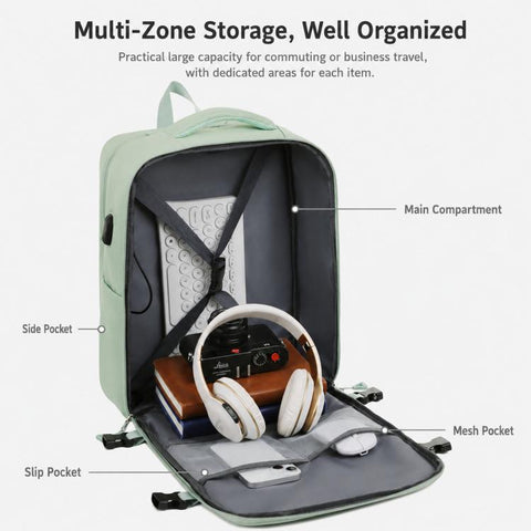 REMOID Travel Laptop Backpack Water Resistant Oxford Daypack