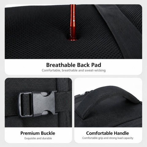 REMOID M006 Travel Laptop Backpack Water Resistant Luggage Rucksack