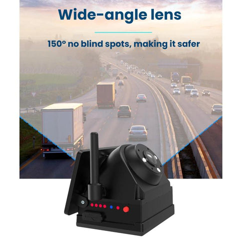 Wireless WIFI Magnetic Solar-Powered HD Camera Dashcam Reversing Camera, F25C