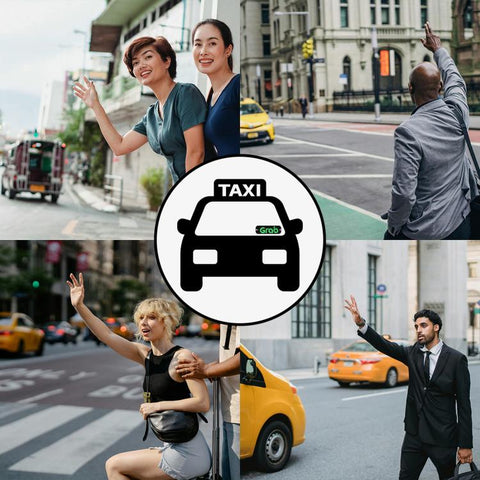 Thin High-Brightness Taxi Roof Light Universal USB Car Sign Light