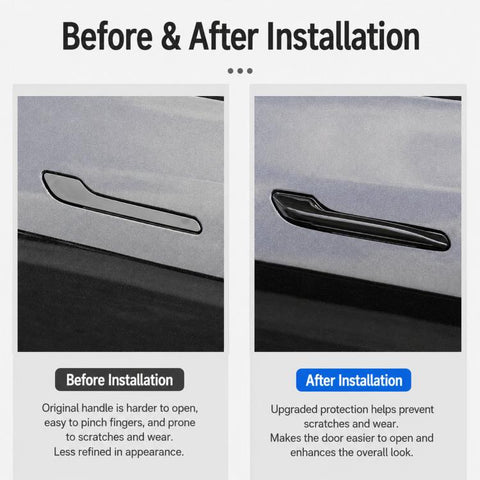 For Tesla Model 3 / Y Door Handle Modification Sticker Handle Auxiliary Tool