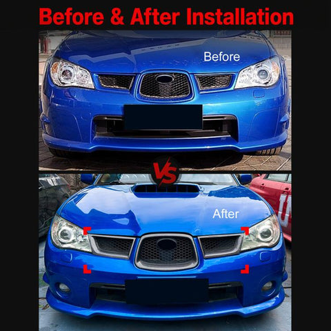 For Subaru Impreza WRX STI 9th Generation 2006-2007 Grille Cover Decor Stickers