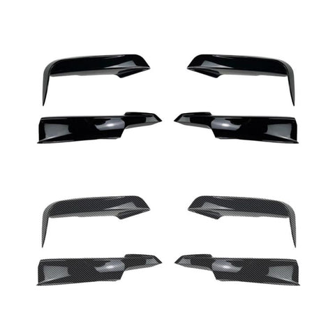 For BMW 3 Series F30/F31 M Pack 2013-2019 Car Modification Decals, Front Lip Black, Front Lip Carbon Fiber, Front Bumper Trim Black, Front Bumper Trim Carbon Fiber