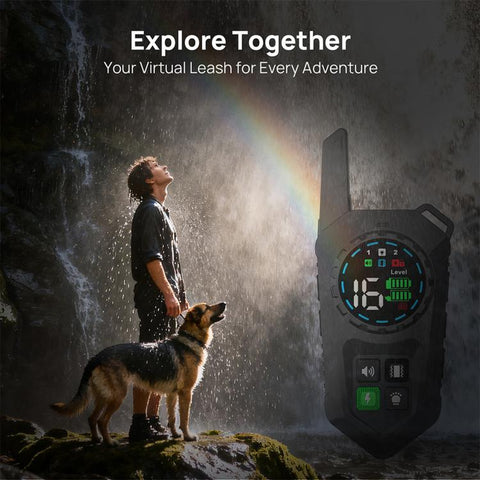 Outdoor Waterproof Smart Wireless Electronic Fence Training Collar for Dogs