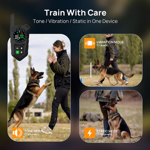 Outdoor Waterproof Smart Wireless Electronic Fence Training Collar for Dogs