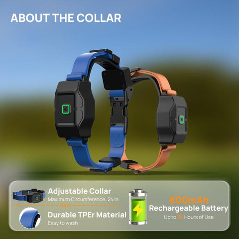 APP Multi-functional Pet GPS Wireless Electronic Fence Dog Training Smart Collar