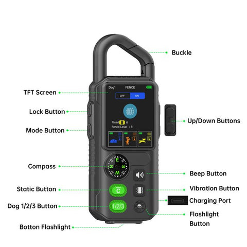 Smart Wireless Electronic Pet Fence Outdoor Waterproof Training Collar
