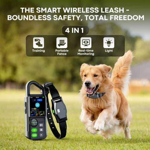 Smart Wireless Electronic Pet Fence Outdoor Waterproof Training Collar